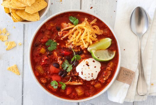 Image: SPICY TACOSUPPE MED KYLLING