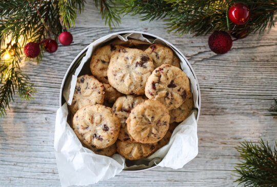 Image: SJOKOLADE- OG TRANEBÆRKJEKS