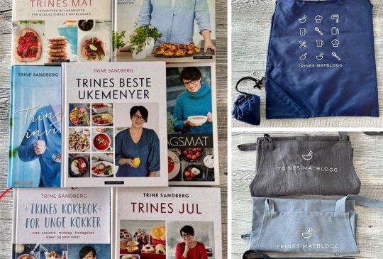 Image: SALG AV SIGNERTE KOKEBØKER OG KJØKKENTEKSTILER