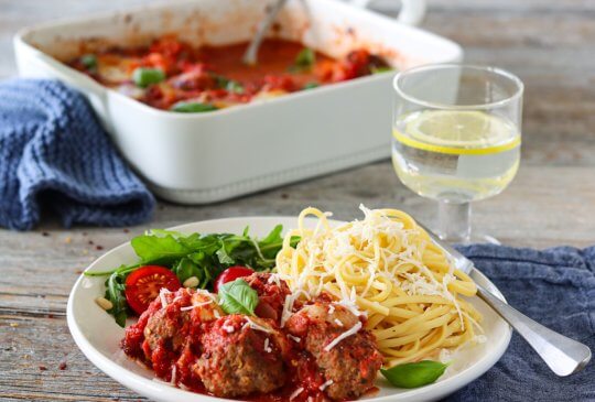 Image: ITALIENSKE KJØTTBOLLER I TOMATSAUS
