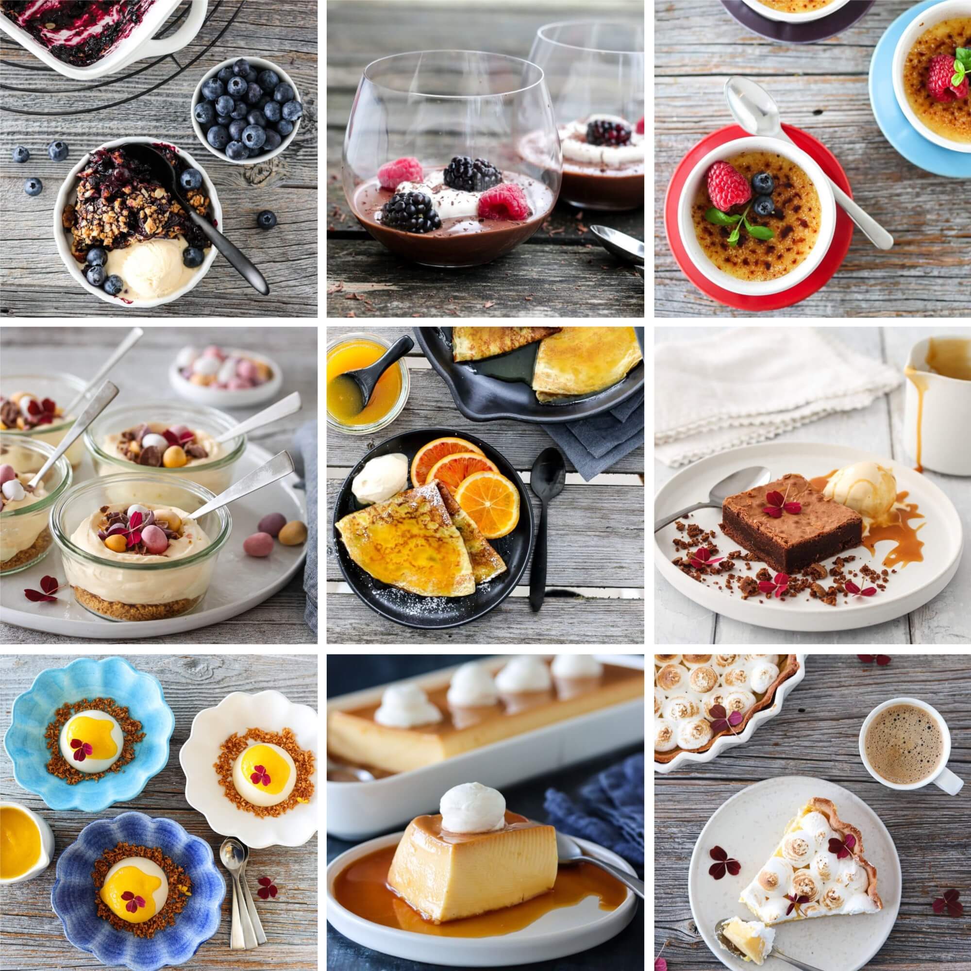 TI DESSERTER TIL PÅSKE